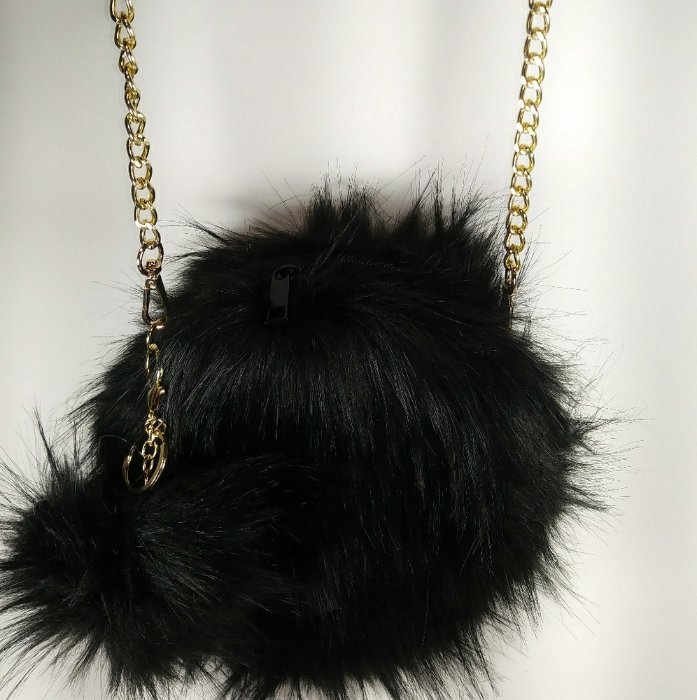 Faux Fur Handbag
